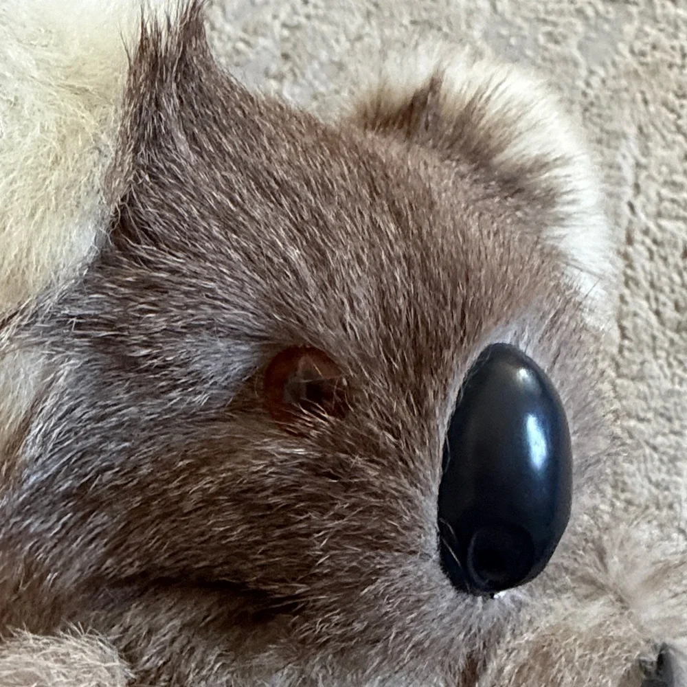 Vtg Real‎ Fur Koala Bear 9 